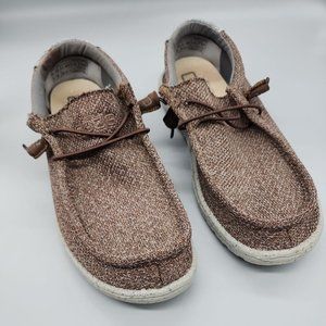 hey dude wally sox 10 Brown grey Preowned